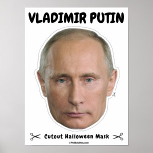Vladimir Poetin Halloween Masker Poster