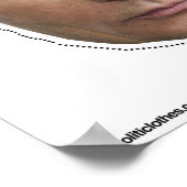 Vladimir Poetin Masker Cutout Poster (Hoek)