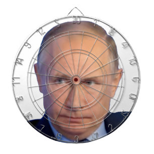 Vladimir Poetin President Rusland Dartbord