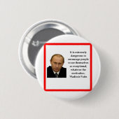 Vladimir Poetin Ronde Button 5,7 Cm (Voorkant /achterkant)