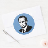 Vladimir Poetin Ronde Sticker (Envelop)