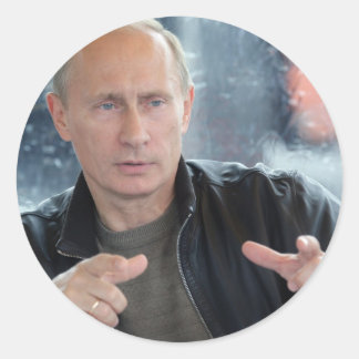 Vladimir Poetin Ronde Sticker