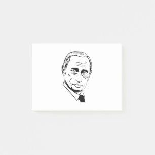 Vladimir Poetin Silhouette Post-it® Notes