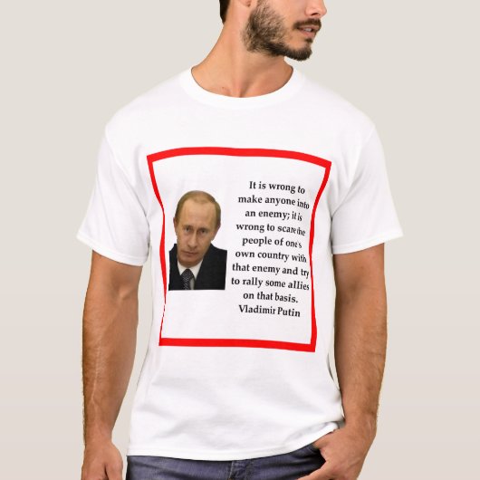 Vladimir Poetin T-shirt (Voorkant)