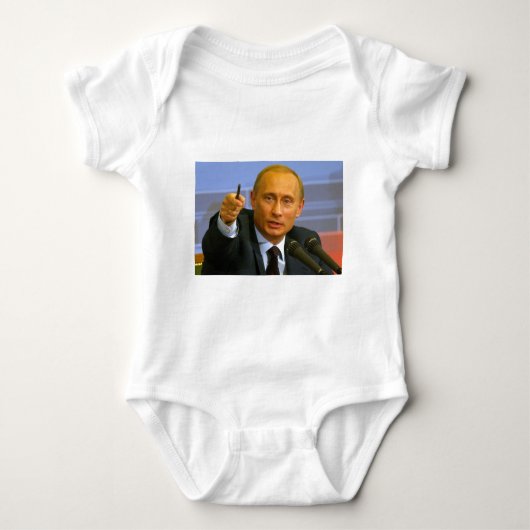 Vladimir Poetin wil dat man een koekje geven! Romper (Voorkant)