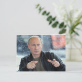 Vladimir Putin Briefkaart (Staand voorkant)