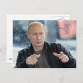 Vladimir Putin Briefkaart (Voorkant / Achterkant)