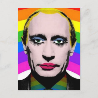 Vladimir Vladimirovich Poetin Briefkaart