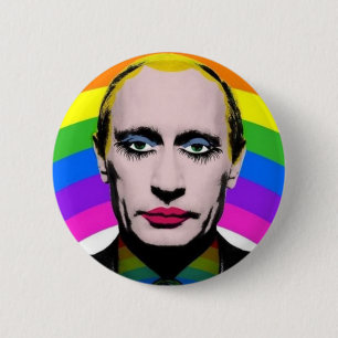 Vladimir Vladimirovich Poetin  Ronde Button 5,7 Cm