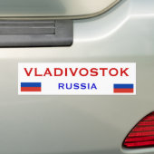 Vladivostok* Russische Bumpersticker (Op auto)