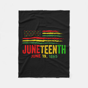 Vlag 18 juni 1865 Zwarte Geschiedenis Mannen Vrouw Fleece Deken