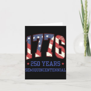 Vlag 250 Jaar 1776-2026 250ste Verjaardag Jubileum Kaart