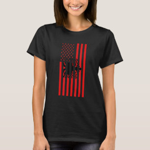 Vlag Albanië Albanees T-shirt