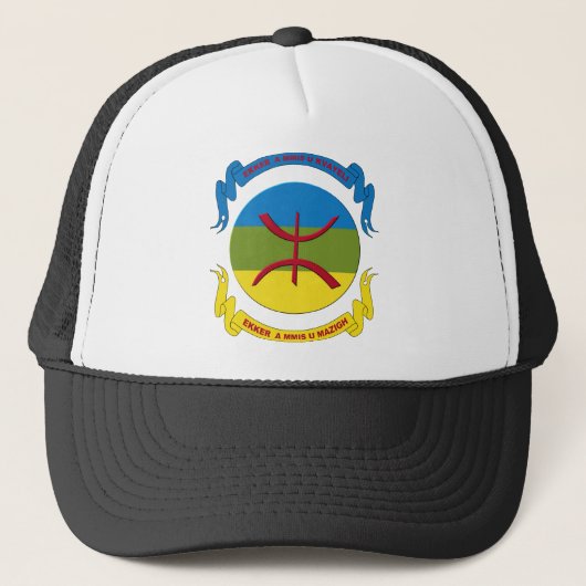 Vlag amazigh trucker pet (Voorkant)