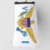 Vlag Amerikaanse Maagdeneilanden Golfheadcover (Draai 90)