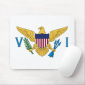 Vlag Amerikaanse Maagdeneilanden Muismat (Met muis)