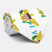 Vlag Amerikaanse Maagdeneilanden Stropdas (Opgerold)