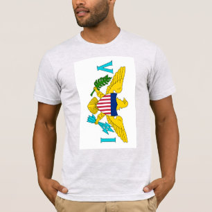 Vlag Amerikaanse Maagdeneilanden T-shirt