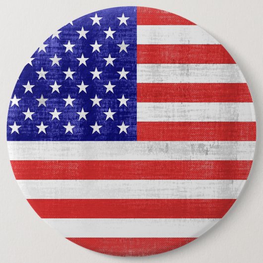 vlag Amerikaanse Square Button (Voorkant)