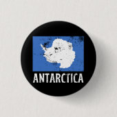  vlag Antarctica Ronde Button 3,2 Cm (Voorkant)