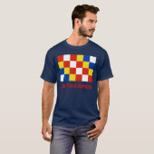 Vlag Antwerpen Anvers Antwerpen provincie België T-shirt (Voorkant volledig)