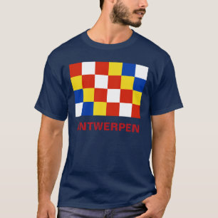 Vlag Antwerpen Anvers Antwerpen provincie België T-shirt