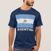  vlag Argentinië T-shirt (Voorkant)