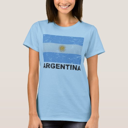 vlag Argentinië T-shirt (Voorkant)