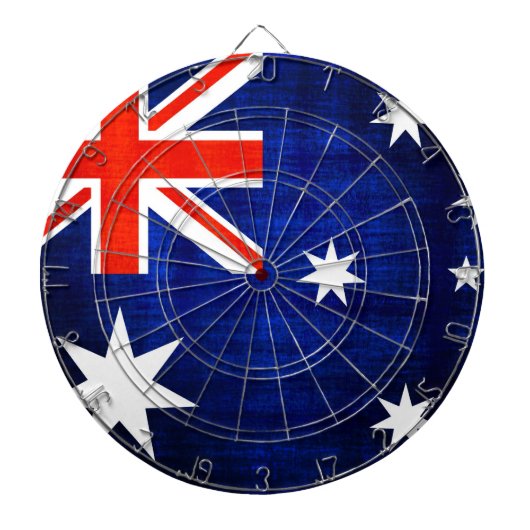 vlag Australië 2 Dartbord (Voorkant)
