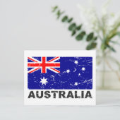 vlag Australië Briefkaart (Staand voorkant)