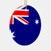 Vlag Australië kerstversiering Keramisch Ornament (Rechts)