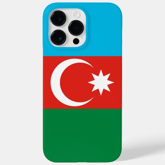 vlag Azerbeidzjan Case-Mate iPhone Case (Achterkant)