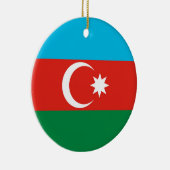 vlag Azerbeidzjan Keramisch Ornament (Rechts)
