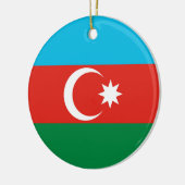 vlag Azerbeidzjan Keramisch Ornament (Links)