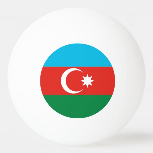 vlag Azerbeidzjan Pingpongballen (Voorkant)