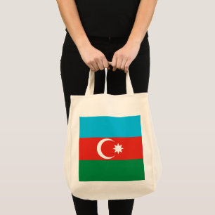 vlag Azerbeidzjan Tote Bag