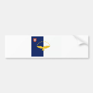 Vlag Azoren (Portugal) Bumpersticker