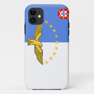 Vlag Azoren (Portugal) iPhone 11 Hoesje
