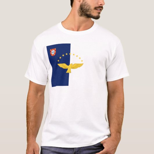 Vlag Azoren (Portugal) T-shirt (Voorkant)