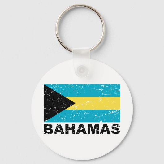  vlag Bahamas Sleutelhanger (Voorkant)