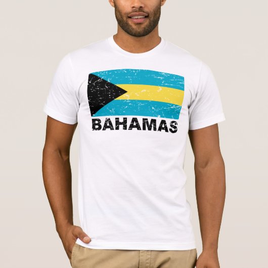  vlag Bahamas T-shirt (Voorkant)
