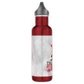 Vlag Beer Californië in Painterly Style Waterfles (Links)