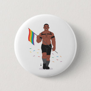 VLAG-BEER-ERS 3 RONDE BUTTON 5,7 CM