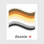 Vlag beer Pride Wavy Sticker (Vel)