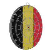 Vlag België Tricolore Dartbord (Voorkant Links)