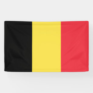 Vlag België Tricolore Spandoek