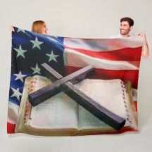 VLAG BIBLE and CROSS