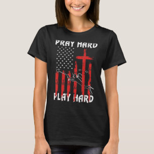 vlag bidden hard gevecht hard vader scuba di t-shirt