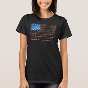 Vlag bij de grondwet en toezegging van een t-shirt