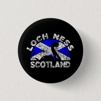 Vlag bij de vlag Loch Ness Monster Scotland Ronde Button 3,2 Cm